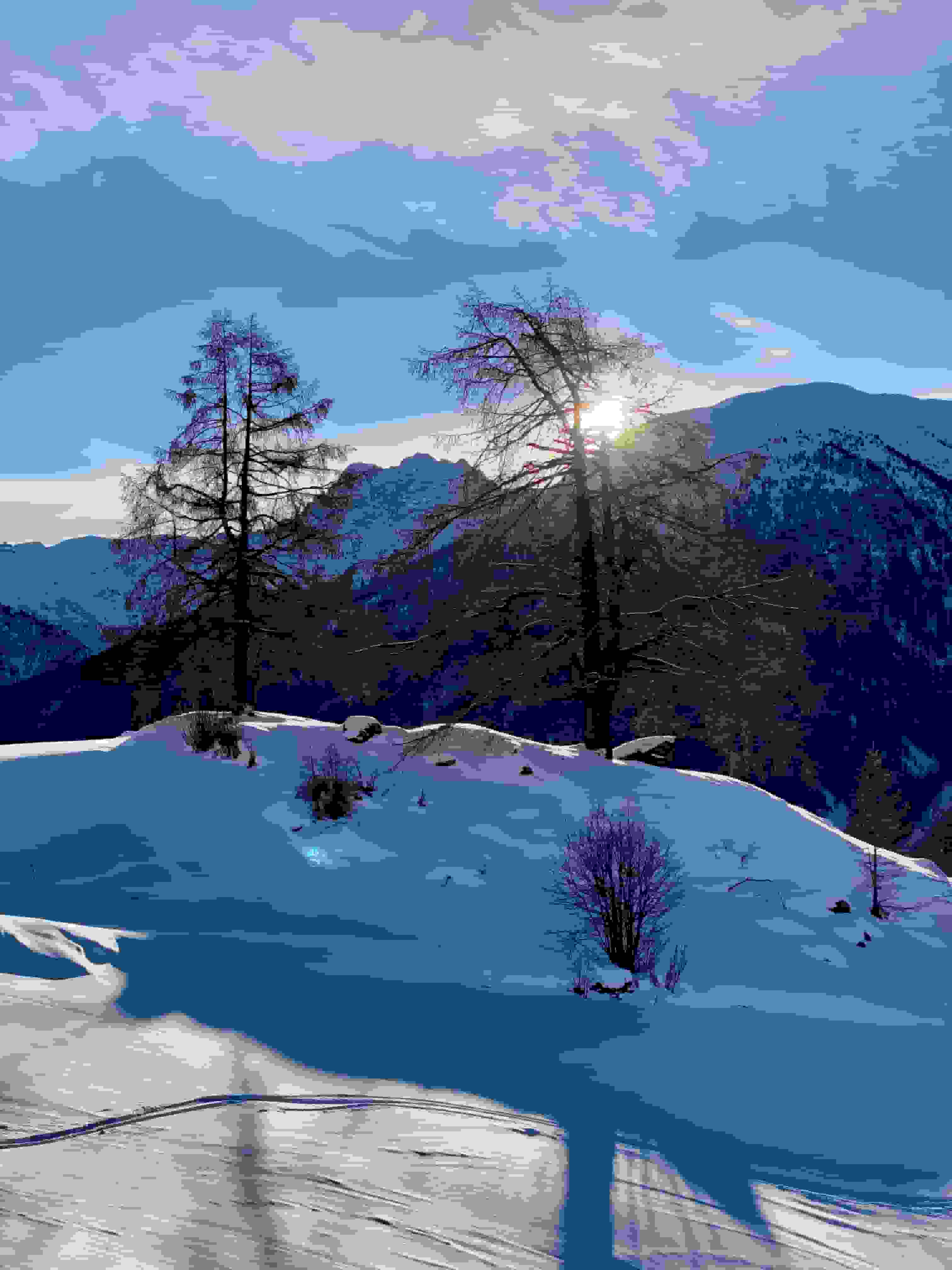 Kurz nach Sonnenaufgang