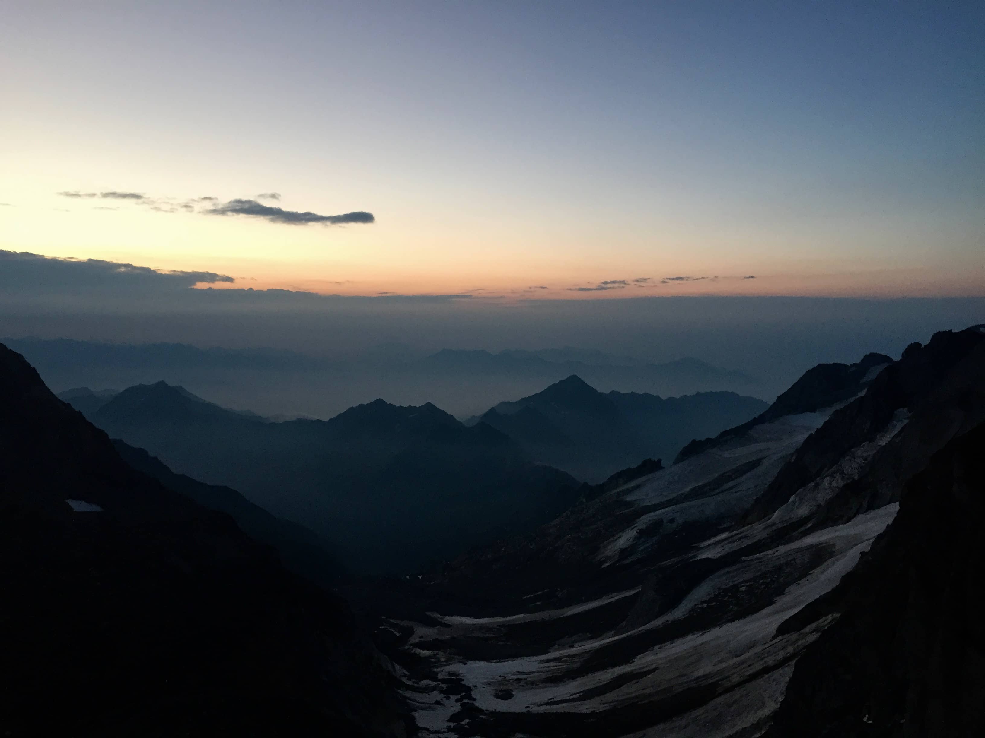 Morgenstimmung am Zwischbergenpass
