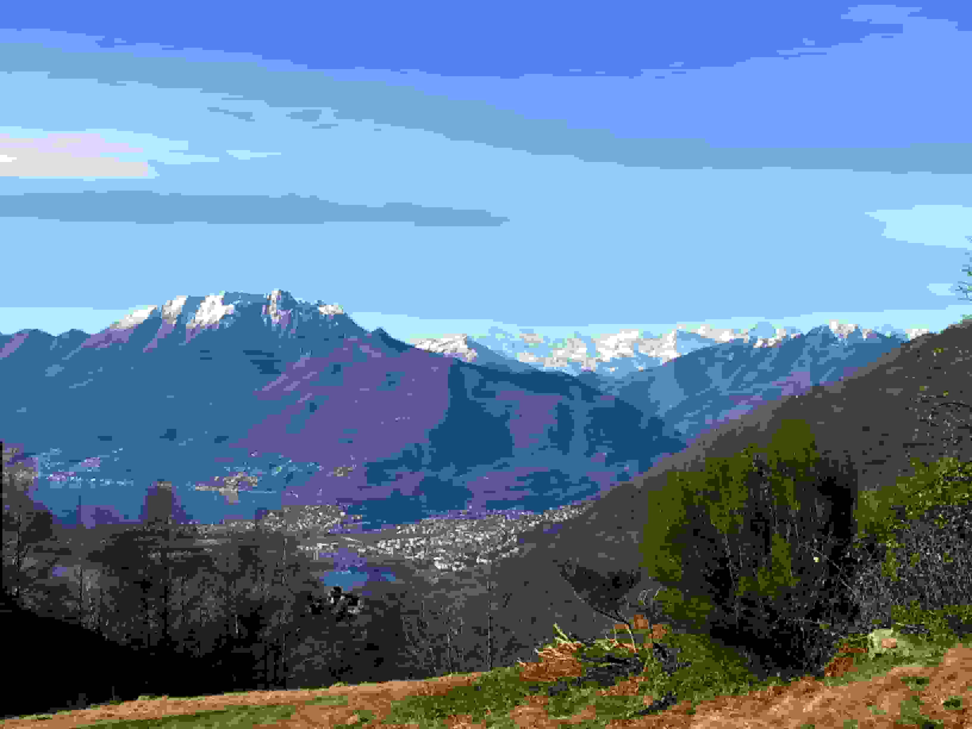 Locarno, und die Walliser Viertausender