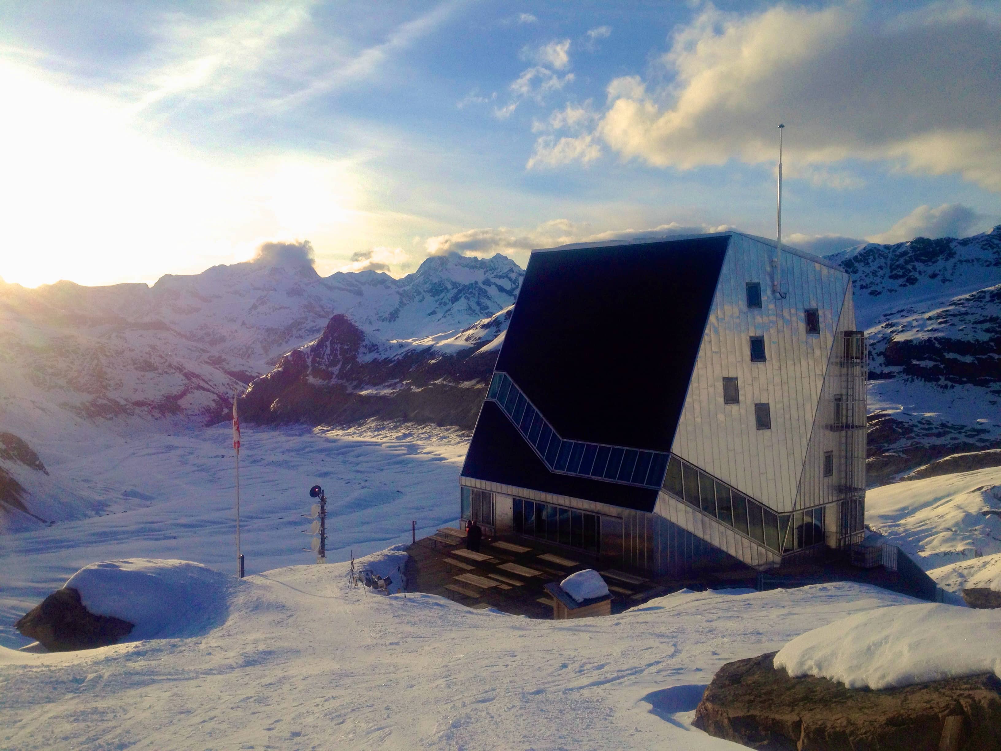 Monte Rosa-Hütte – ein Idyll