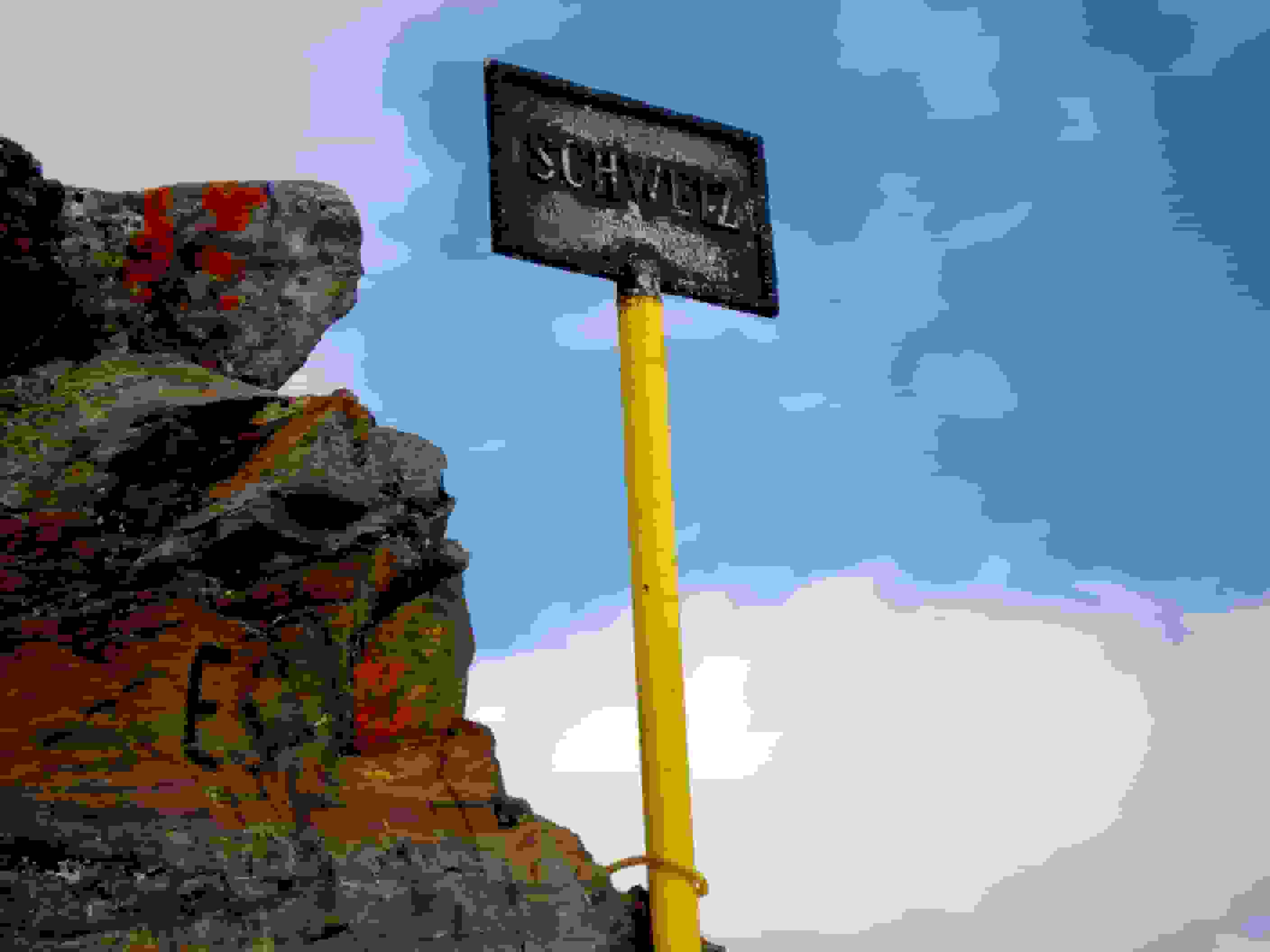 Am Grenzübergang der Fuorcla dal Cunfin