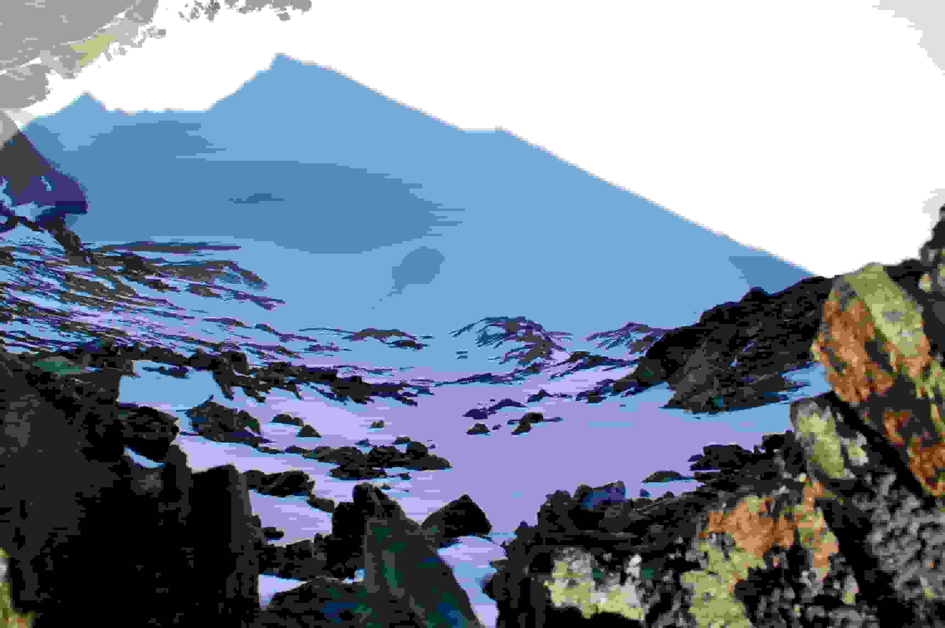 Nordwand zur La Ruinette. Vielleicht etwas für Steilwand-Skifahrer?