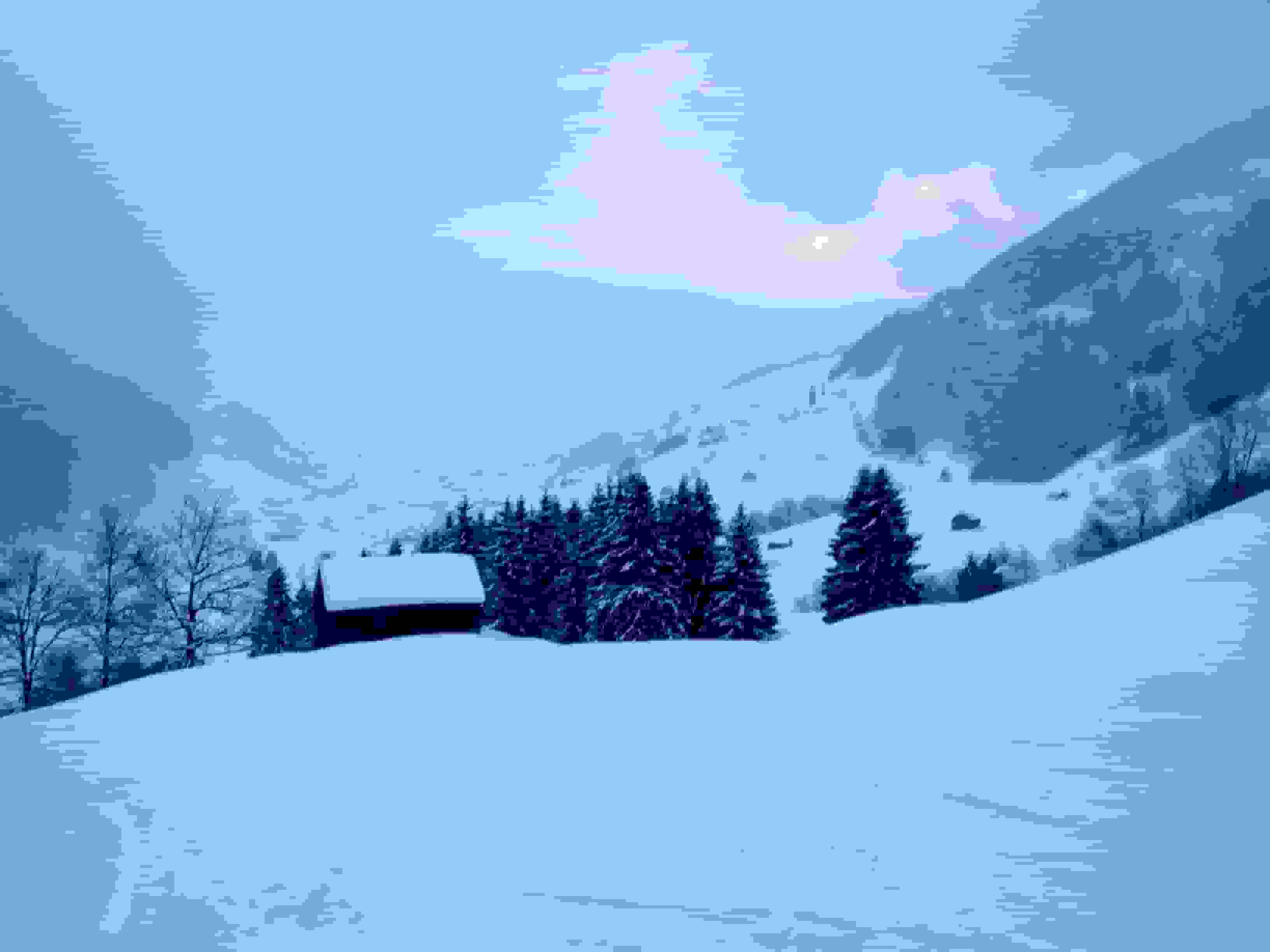 Nebliger Start in Starkenbach