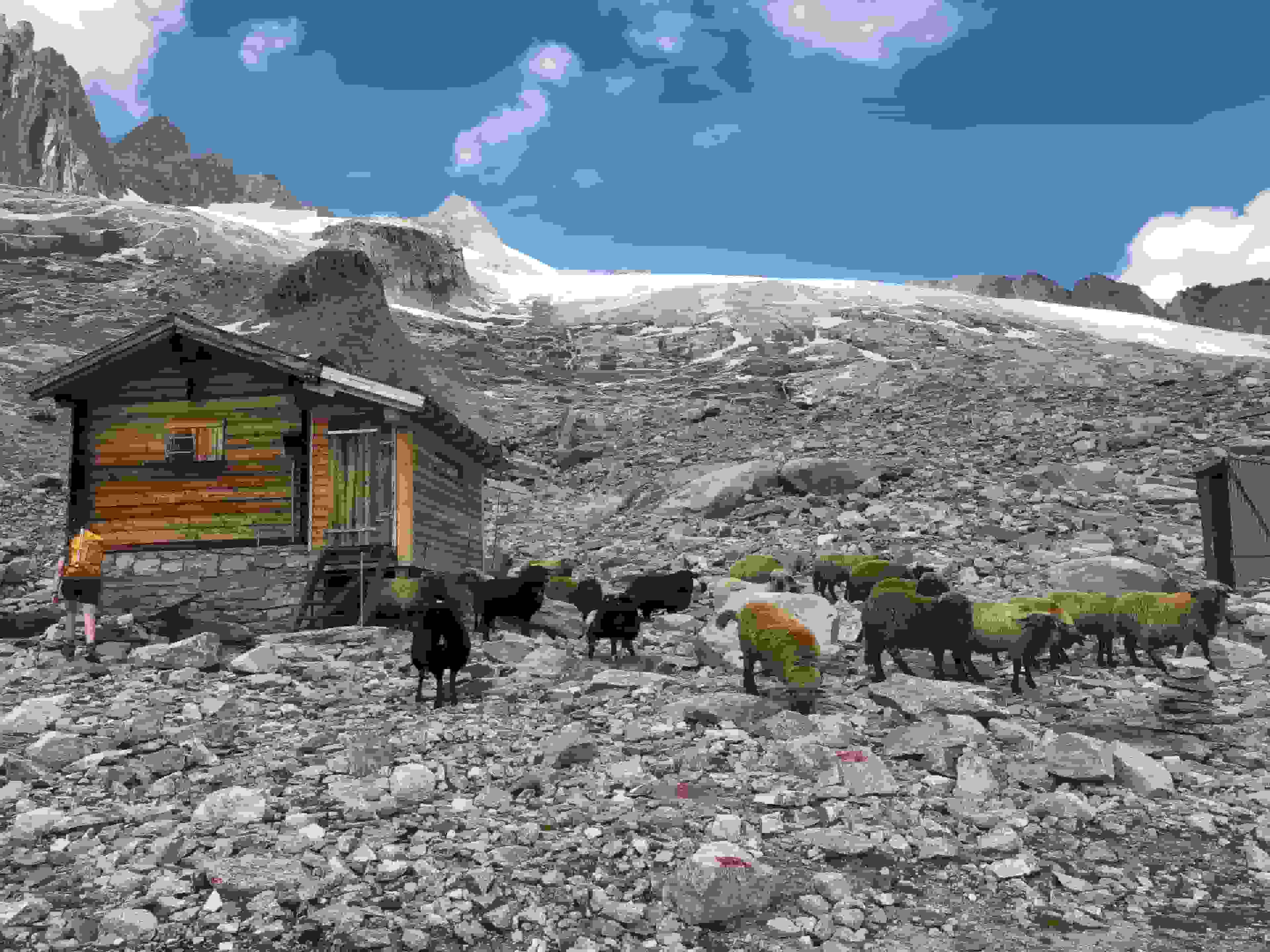 Ankunft bei einem tollen Biwak