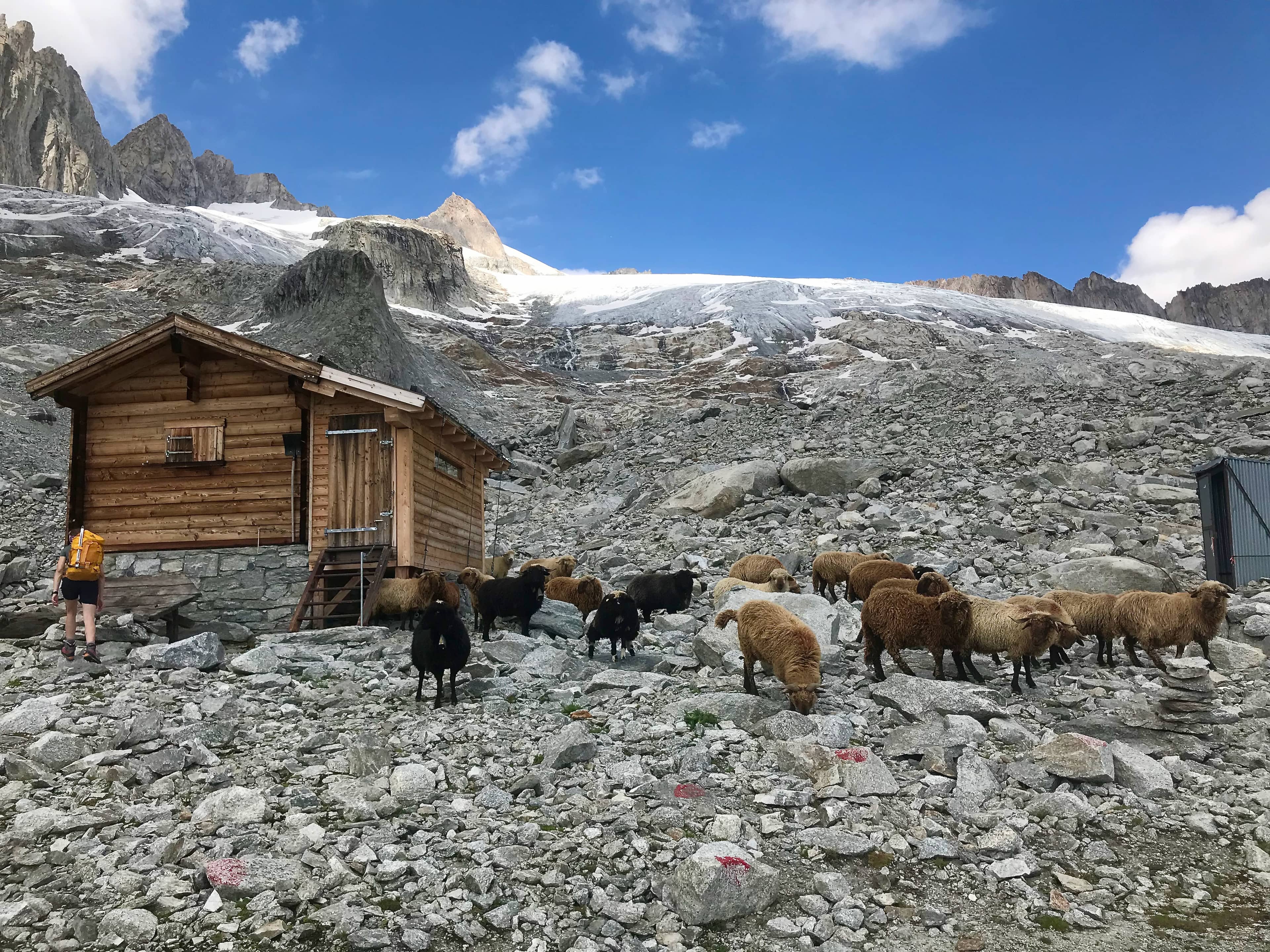 Ankunft bei einem tollen Biwak