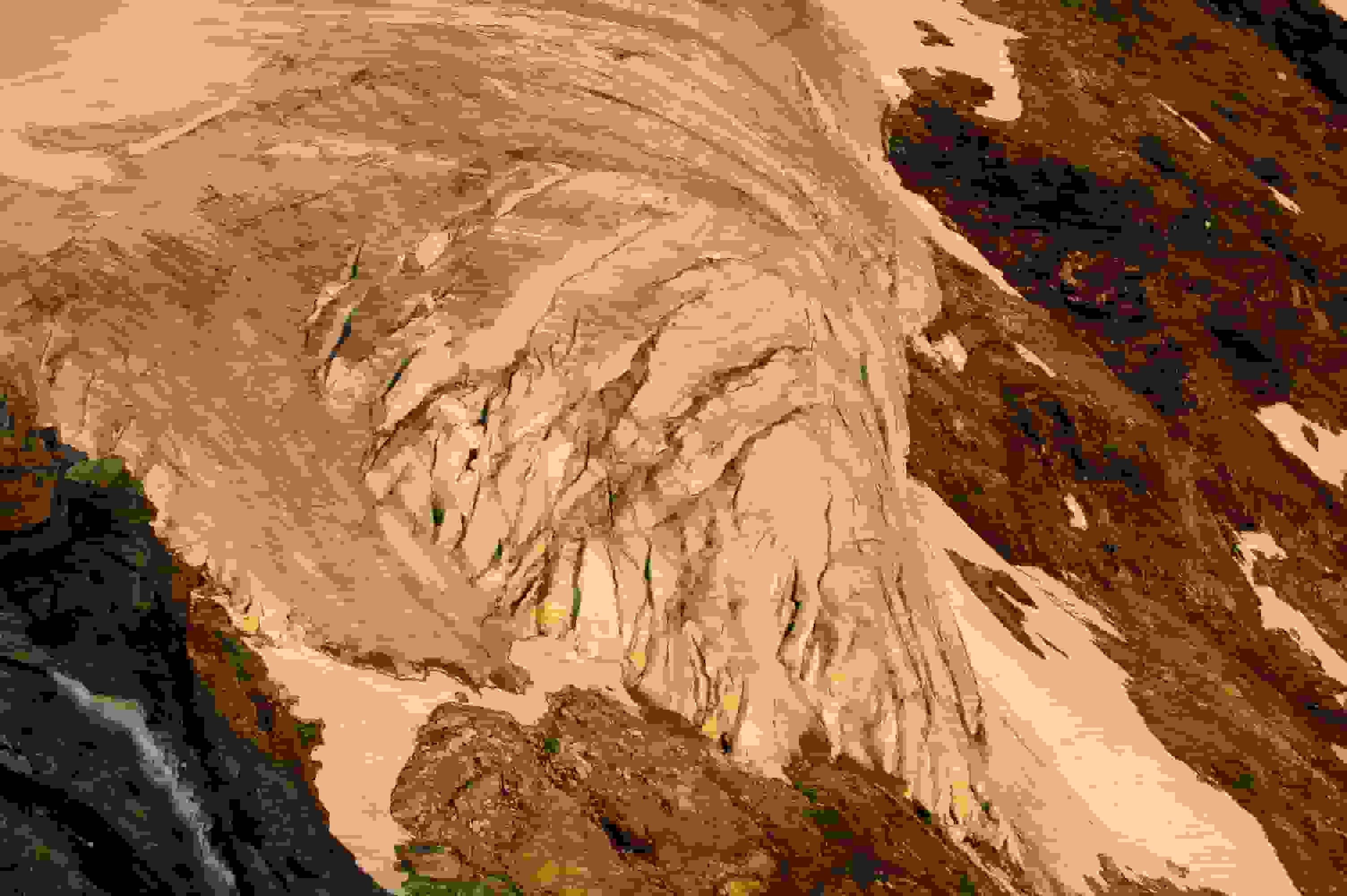 Ein Detail des Turtmanngletschers