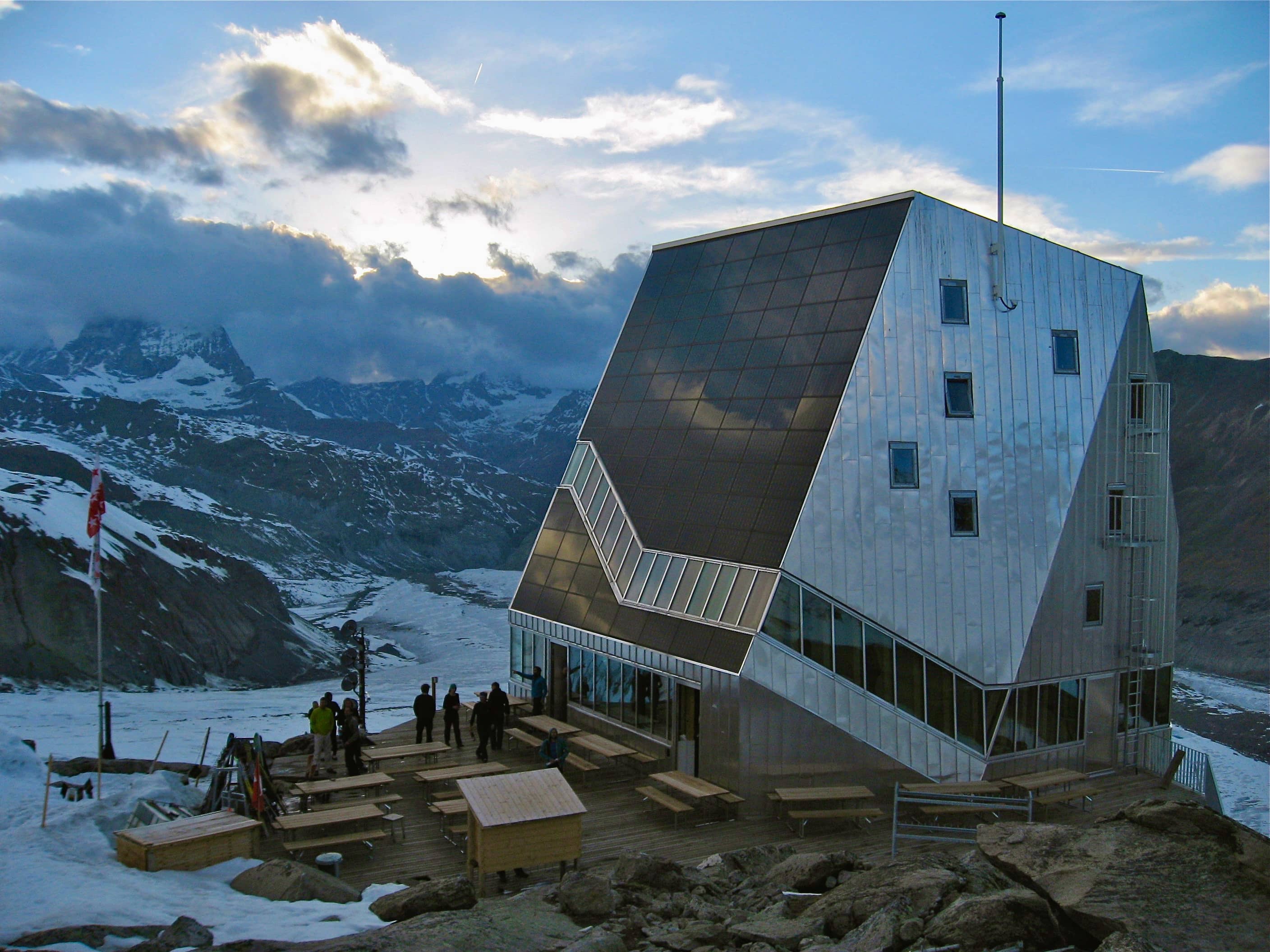 Die Monte-Rosa-Hütte