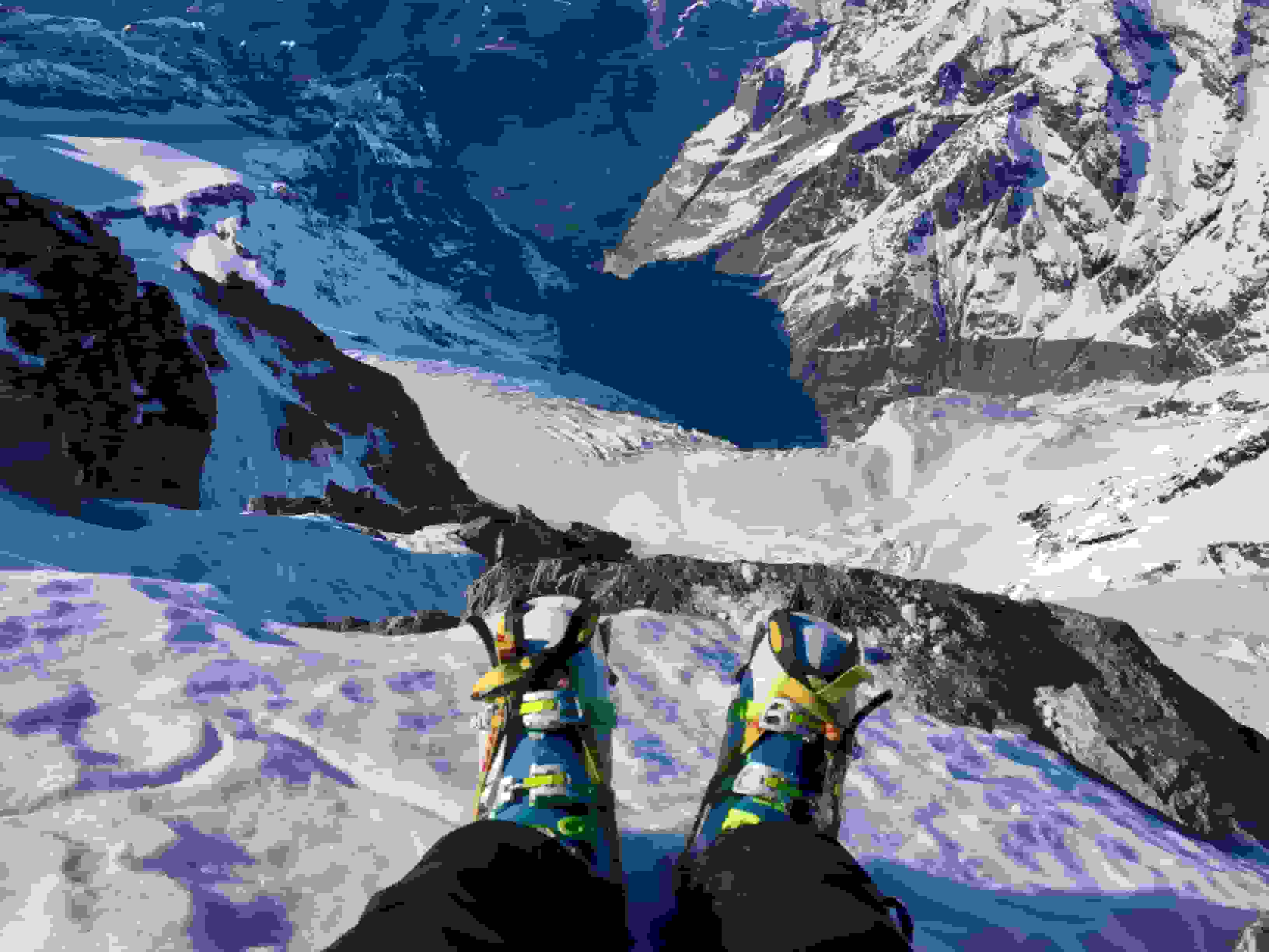 Place with a view. Auf dem Gross Fiescherhorn