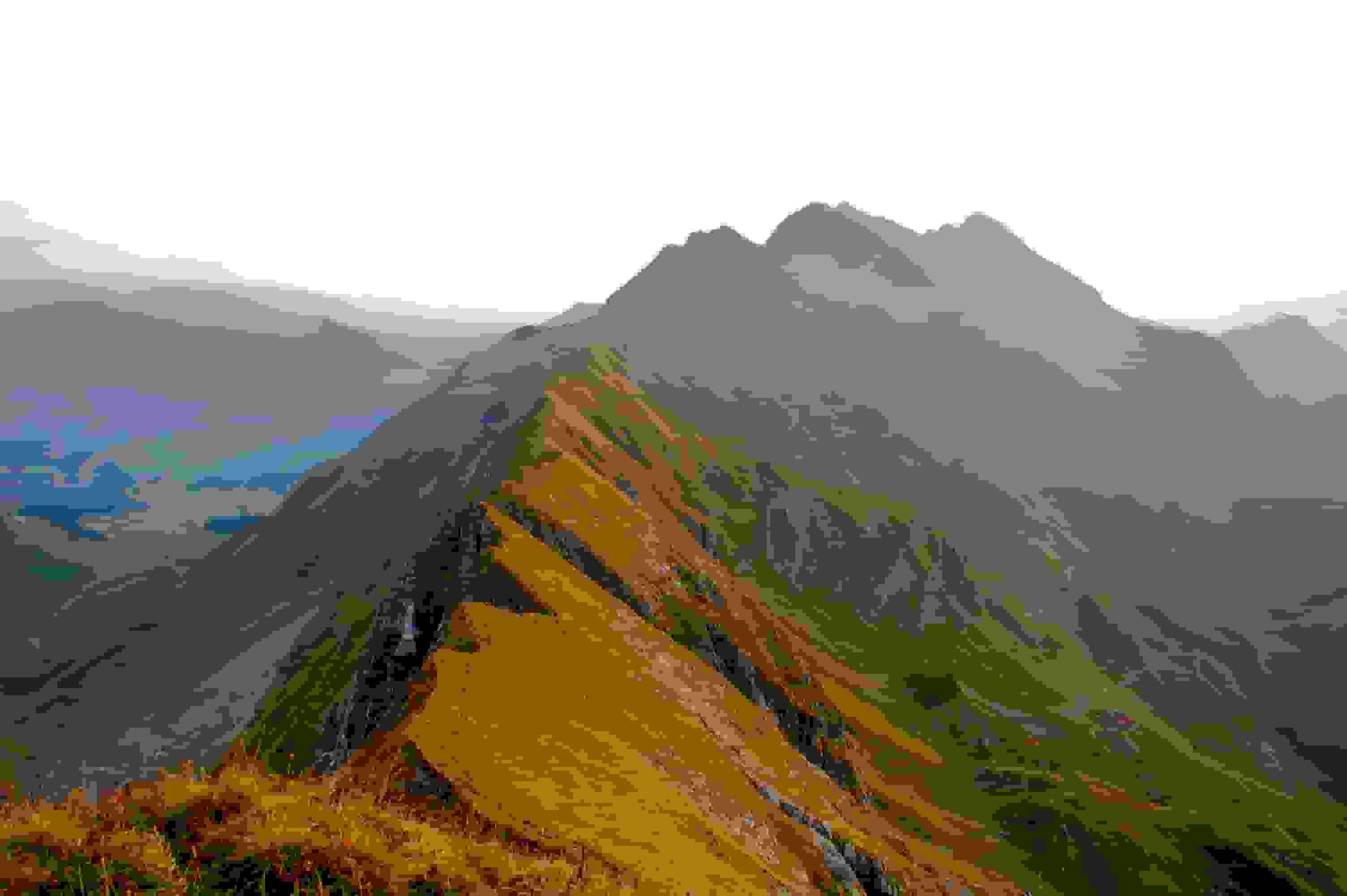 Blick zurück zum Brienzer Rothorn, auf dem Brienzergrat im September 2011