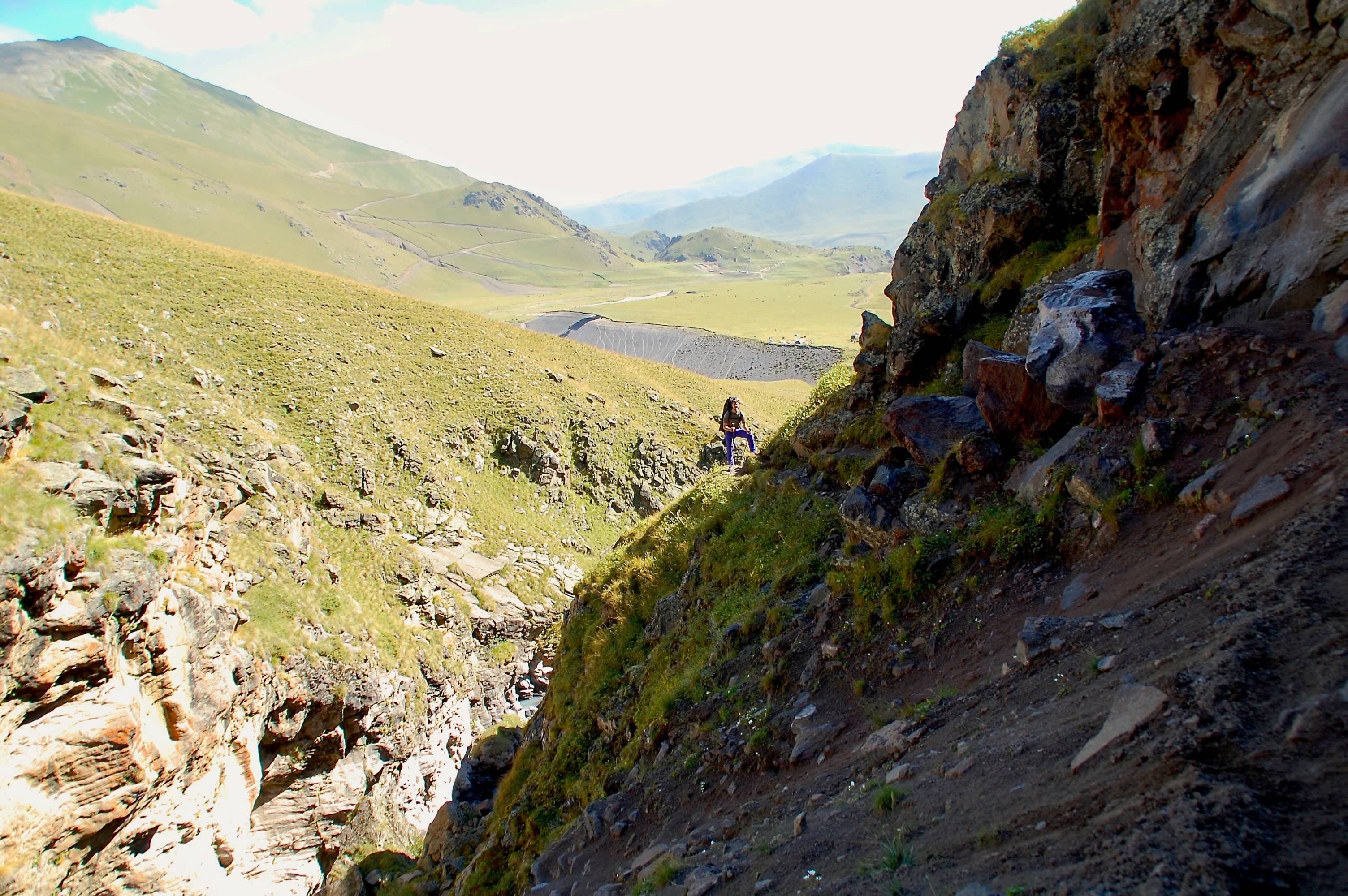 Schlucht oberhalb des Base Camps