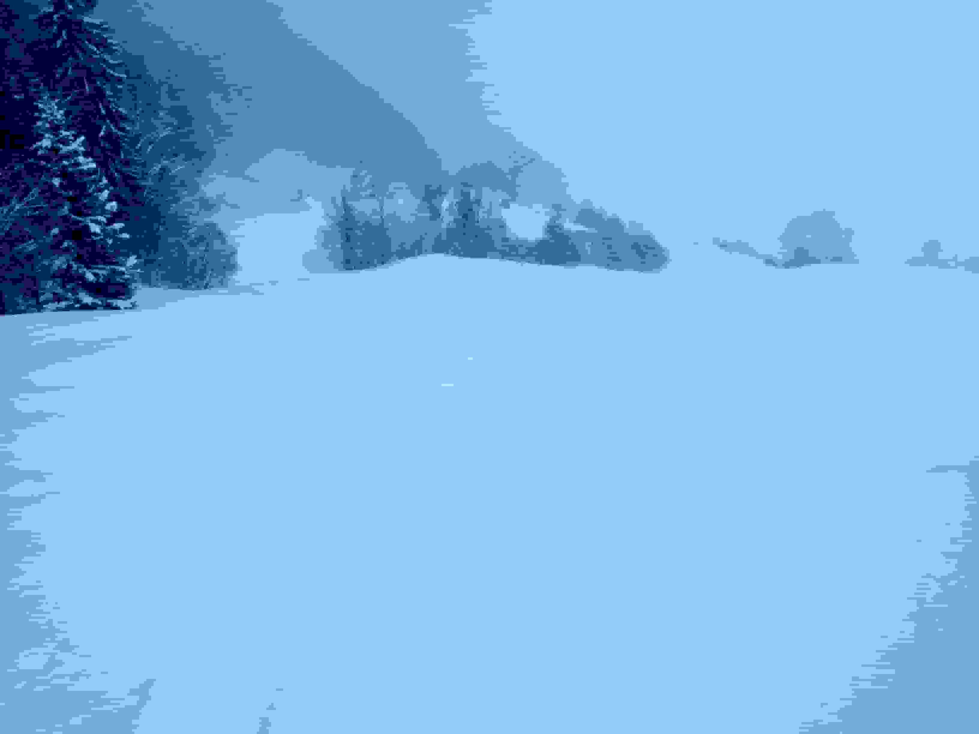 Einsamer Aufstieg in Richtung Risipass