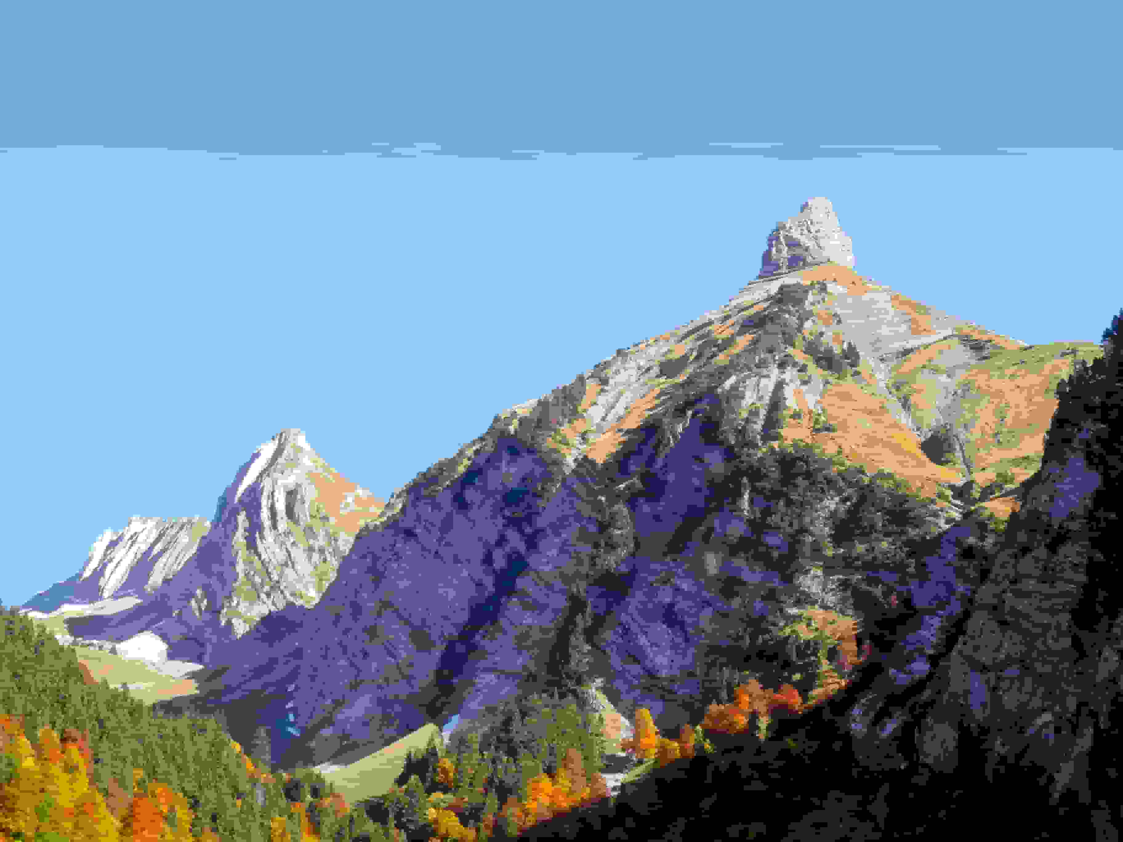 Nochmals ein Blick zurück ins Wägital Ost