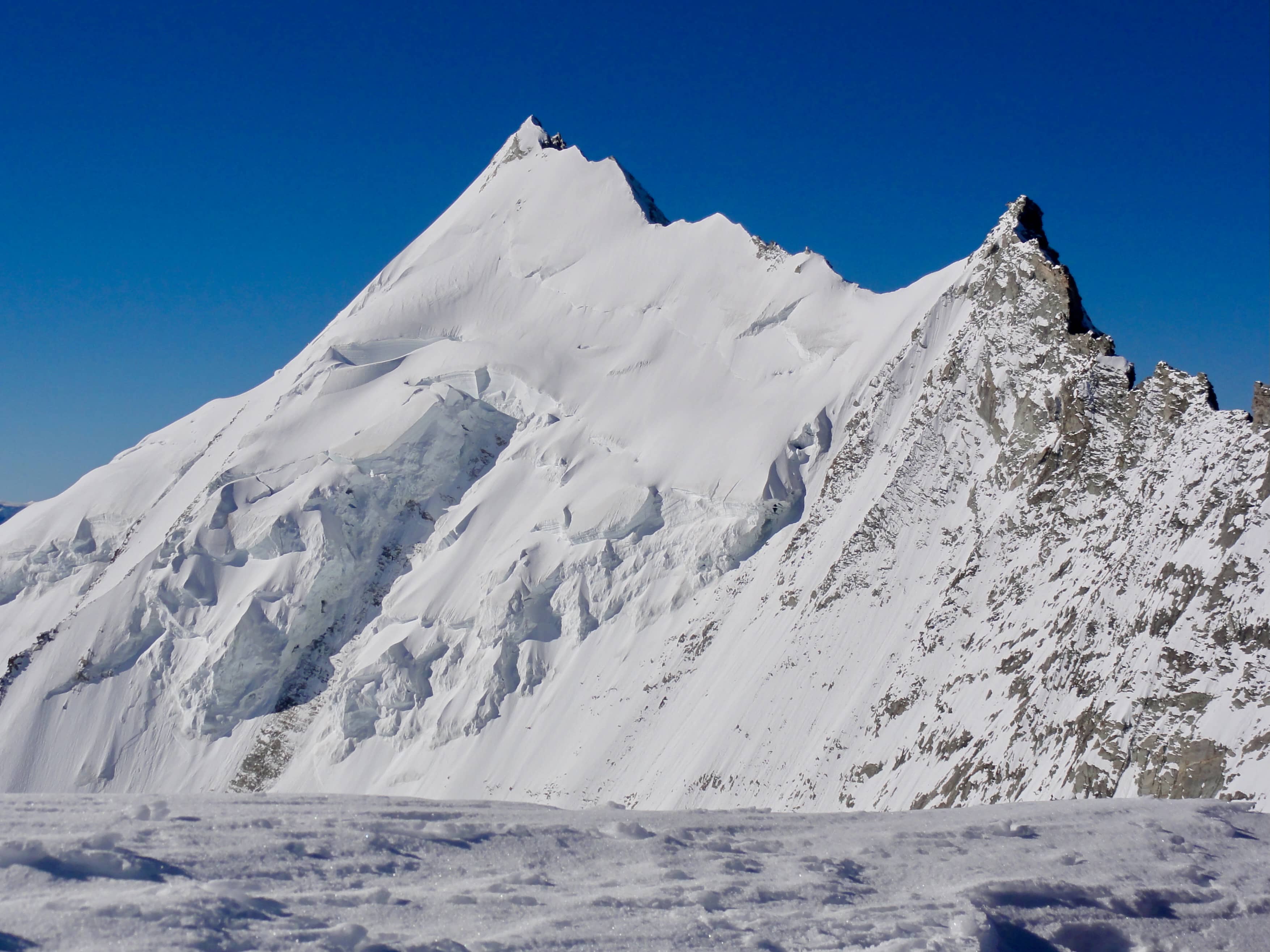 Weisshorn-Nordgrat mit Grand Gendarme