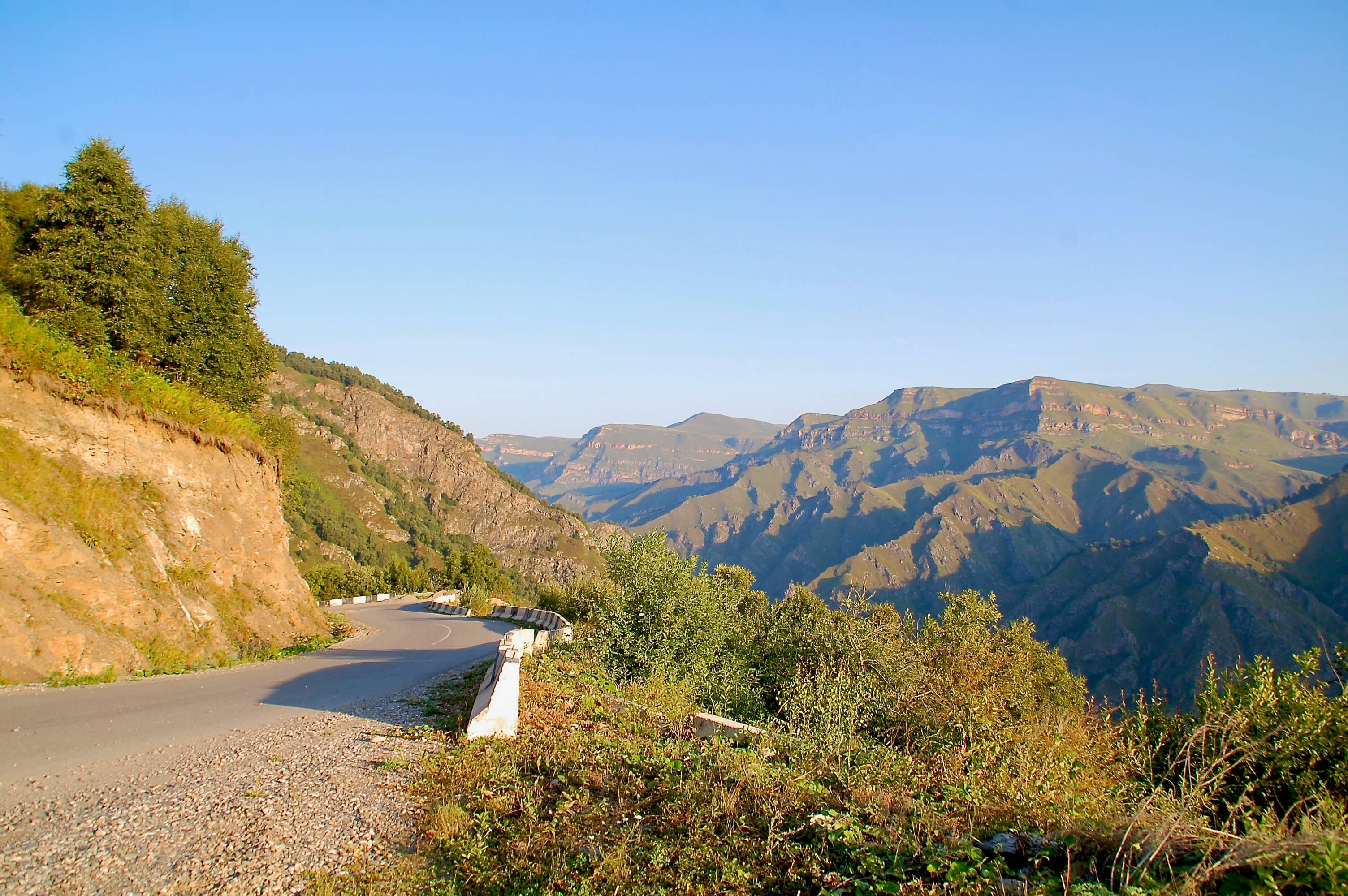 Auf der Fahrt ins Elbrus Base Camp