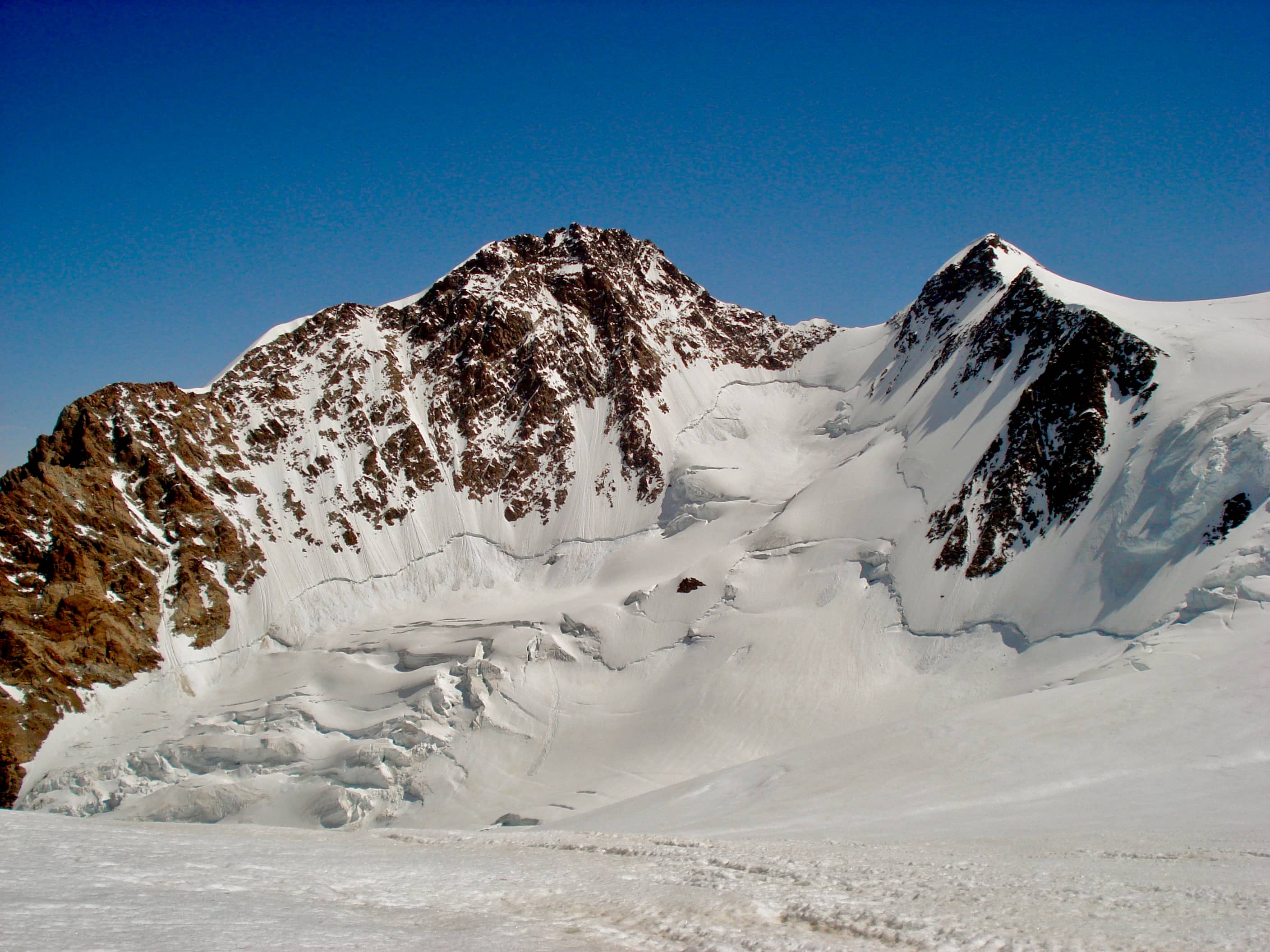 Dufourspitze und Zumsteinspitze