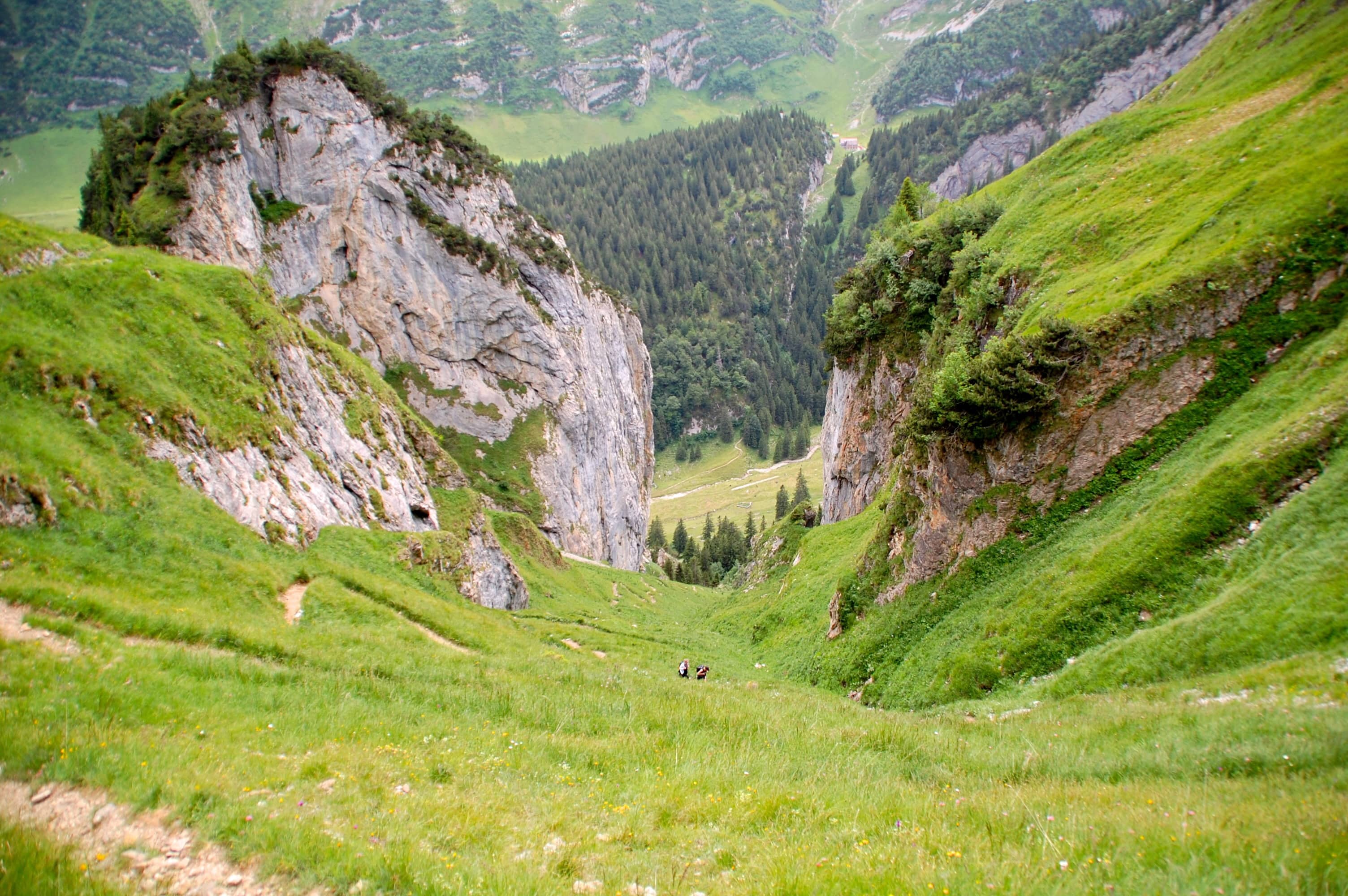 Aufstieg zur Bogartenlücke