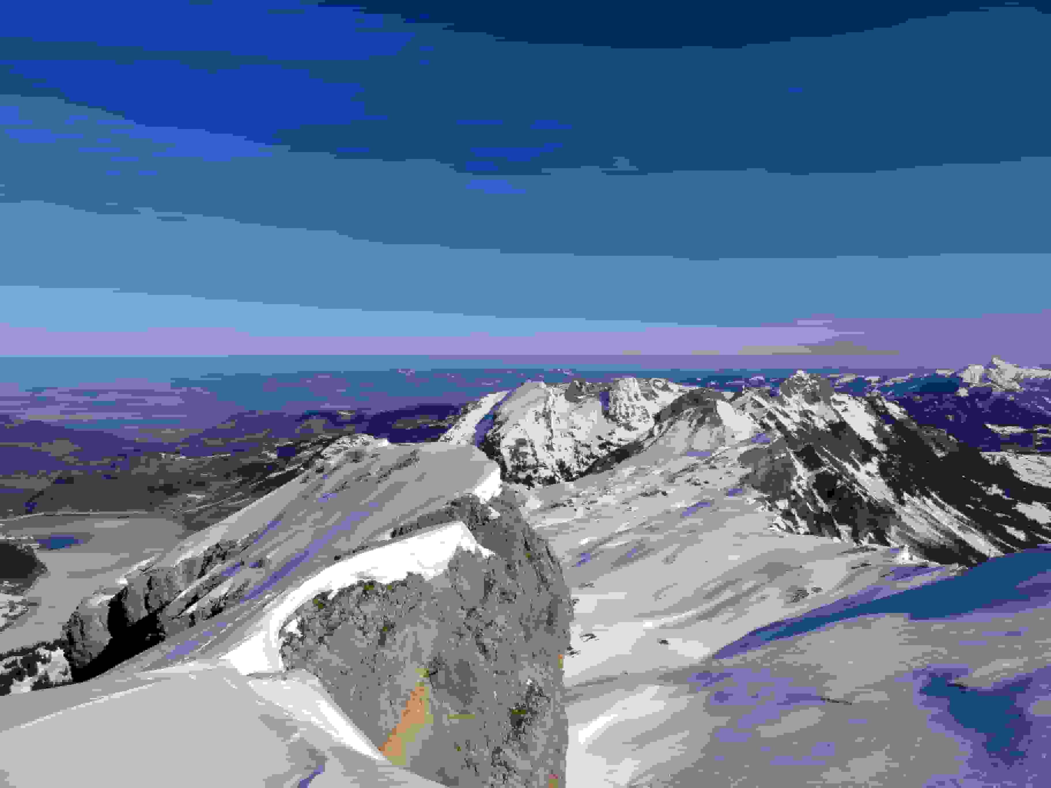 Blick vom Gipfel gegen Norden