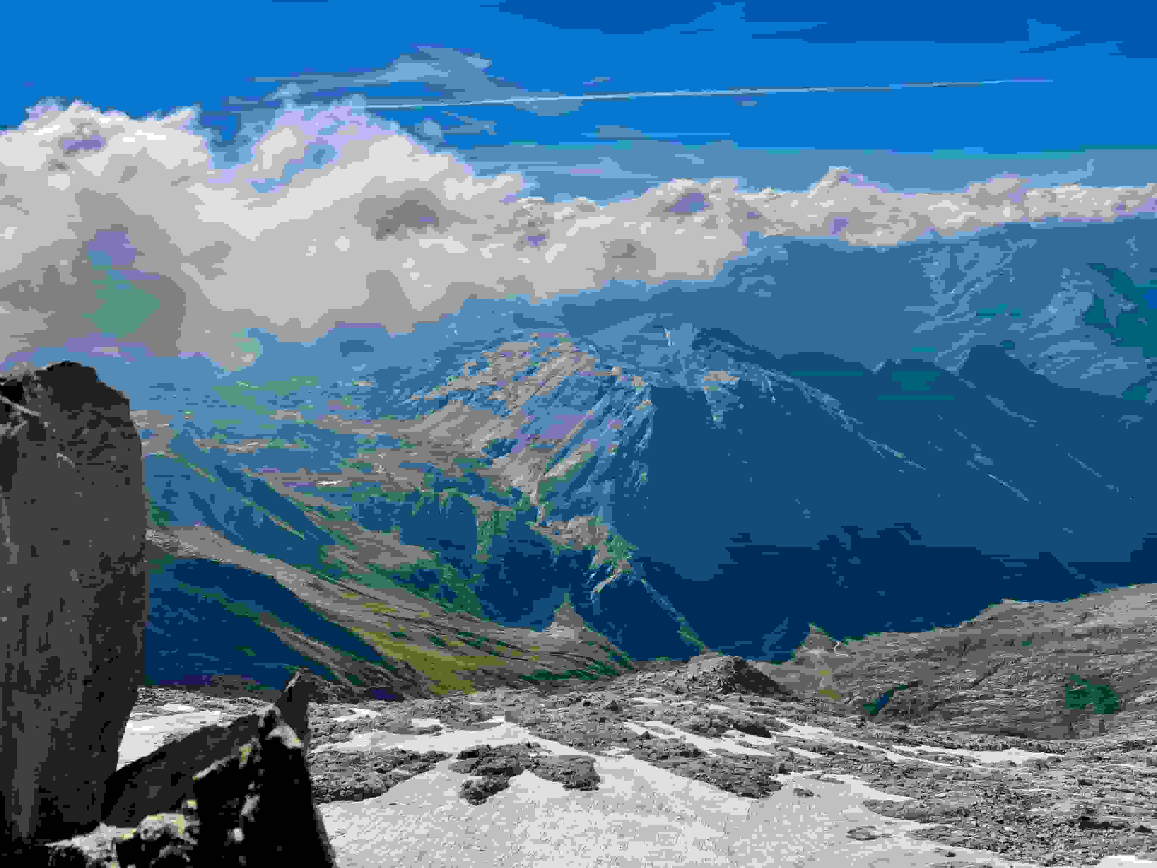 Aussicht zur Greinaebene