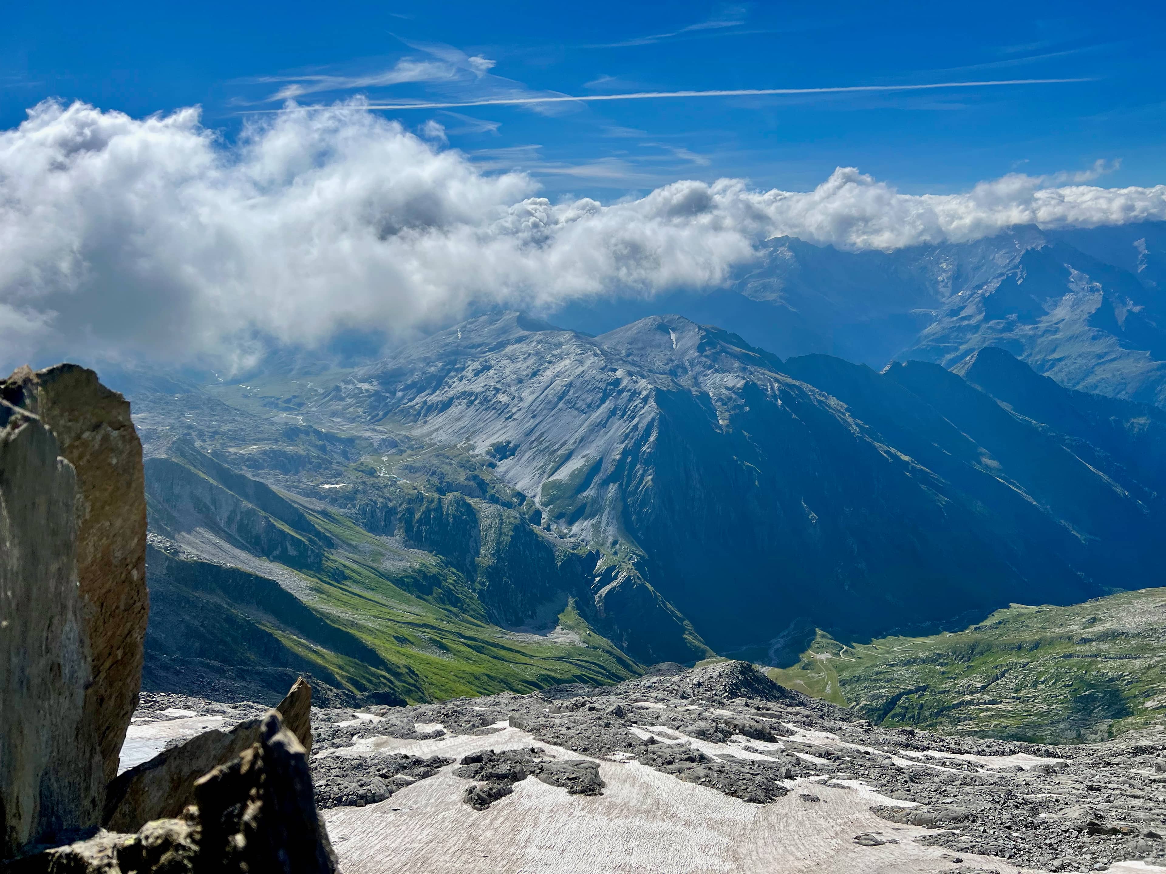 Aussicht zur Greinaebene